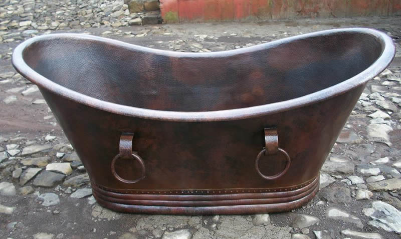 Hand Hammered Copper Bathtubs Bathtub Custom Made Custom Made Hand Hammered Copper Bath Tub